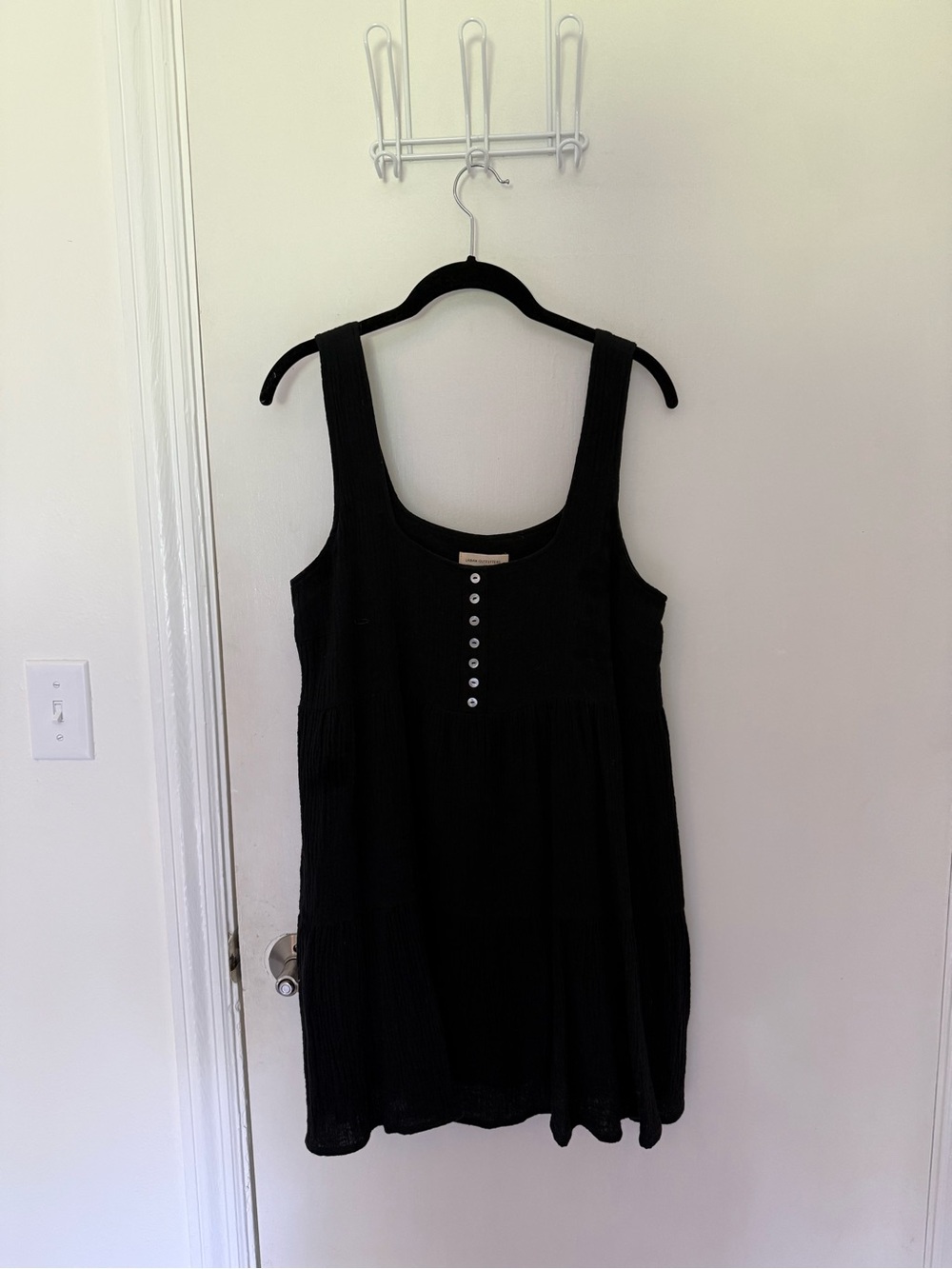 Urban Outfitters Black Button-Front Dress